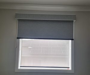 Pelmet with Dual Roller Blinds 2