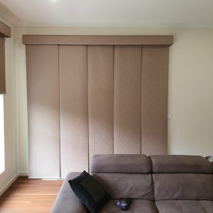 Pelmets with Panel blinds 1